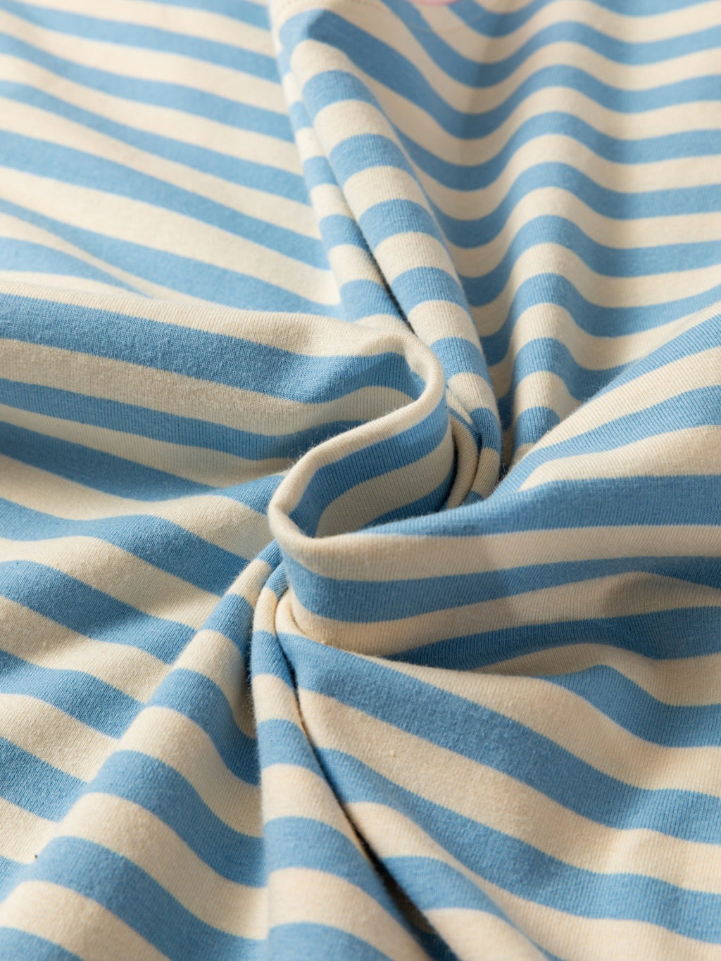 Striped Round Neck Casual T-Shirt