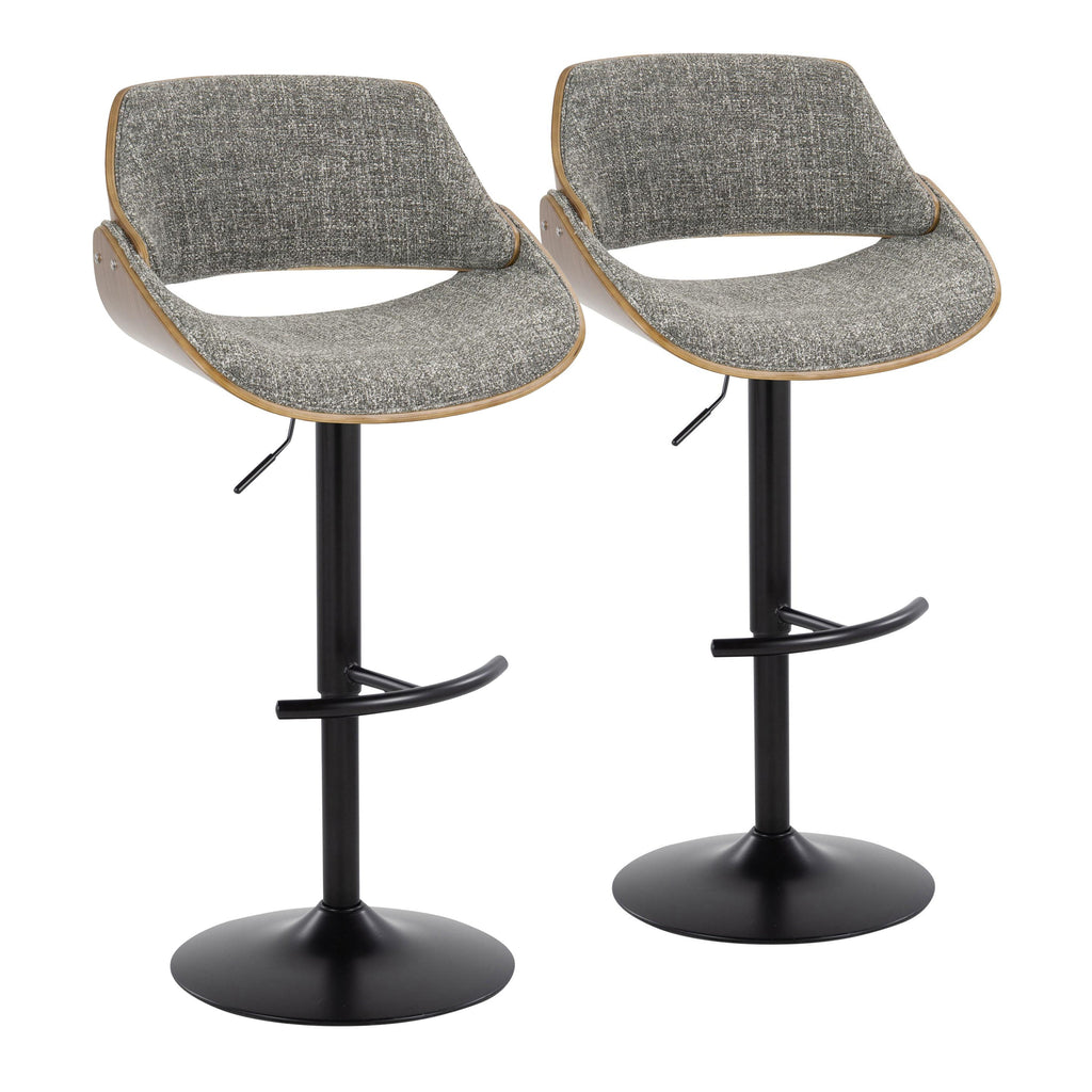 Mid-Century Modern Adjustable Barstool