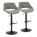 Mid-Century Modern Adjustable Barstool