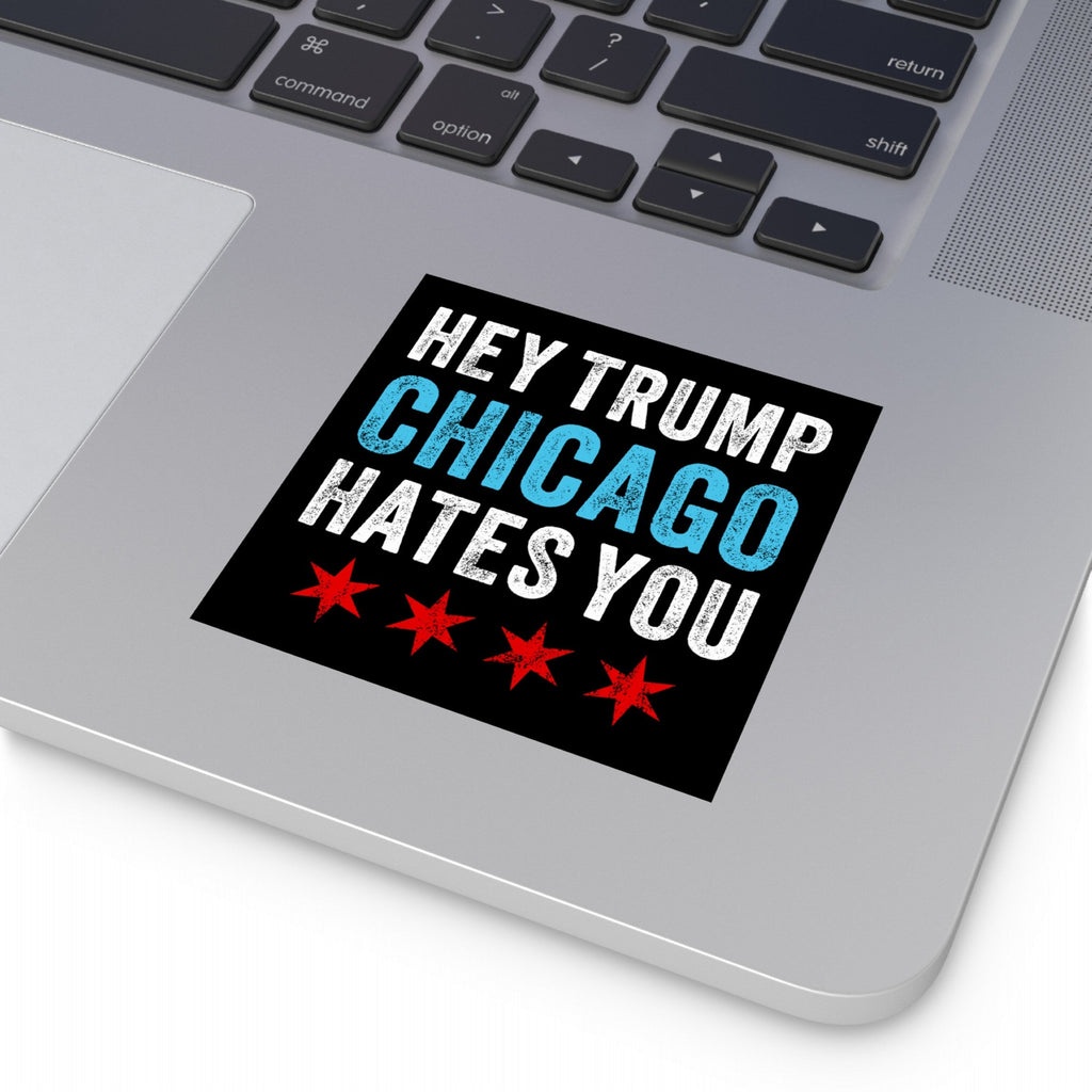 Chicago Hates Trump Sticker & Magnet