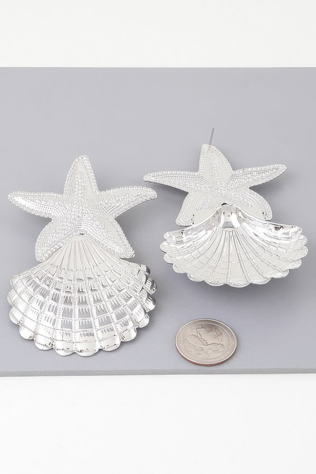 Clam N Starfish Earrings
