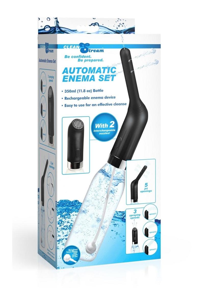 CleanStream Automatic Rechargeable Enema Set