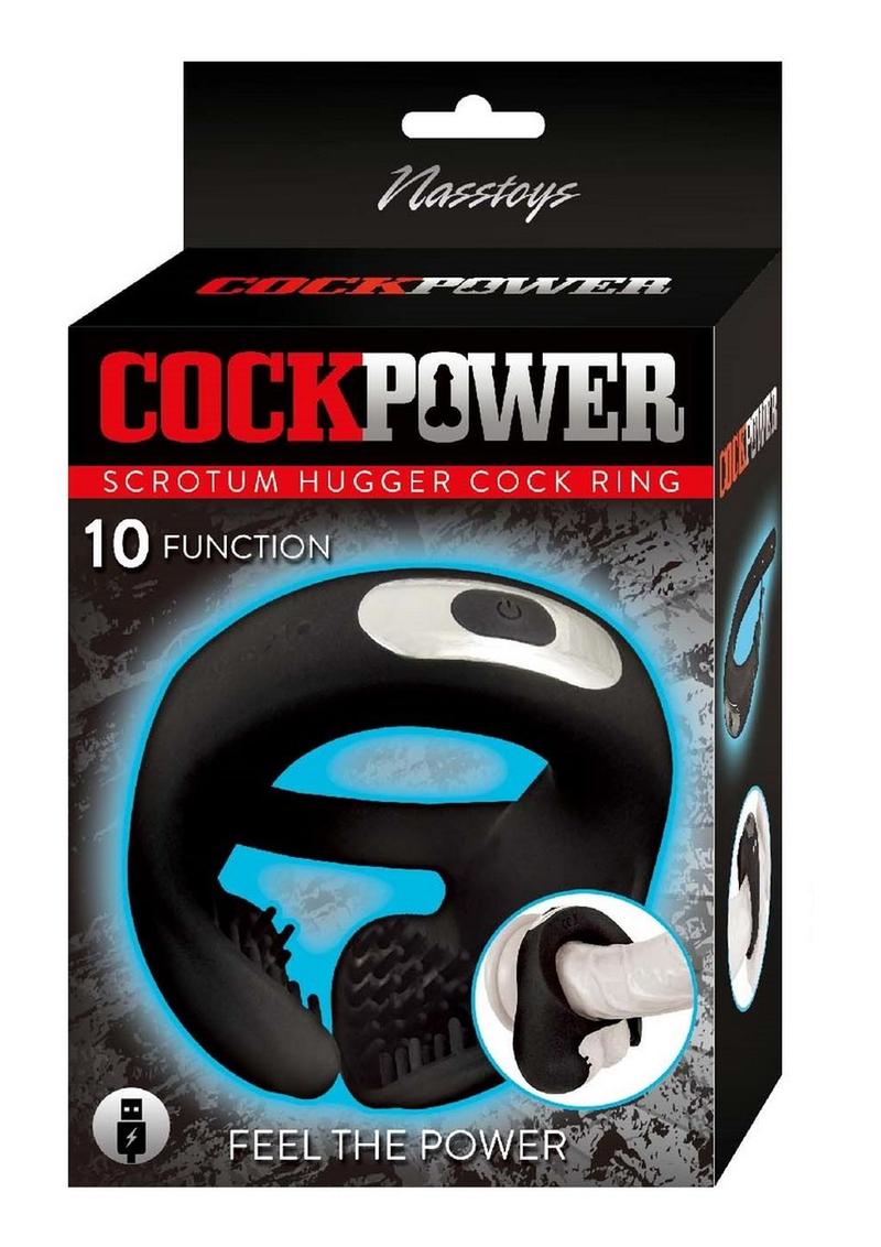 Nasstoys CockPower Scrotum Hugger Rechargeable Silicone Cock Ring