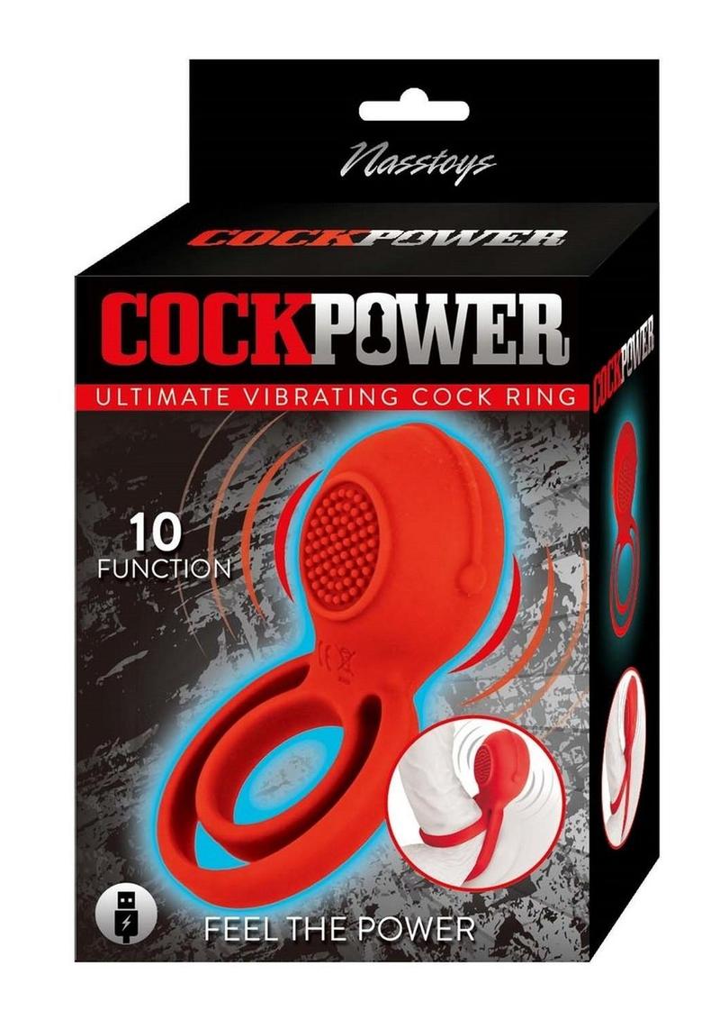 Nasstoys Cock Power Ultimate Vibrating Rechargeable Silicone Cock Ring