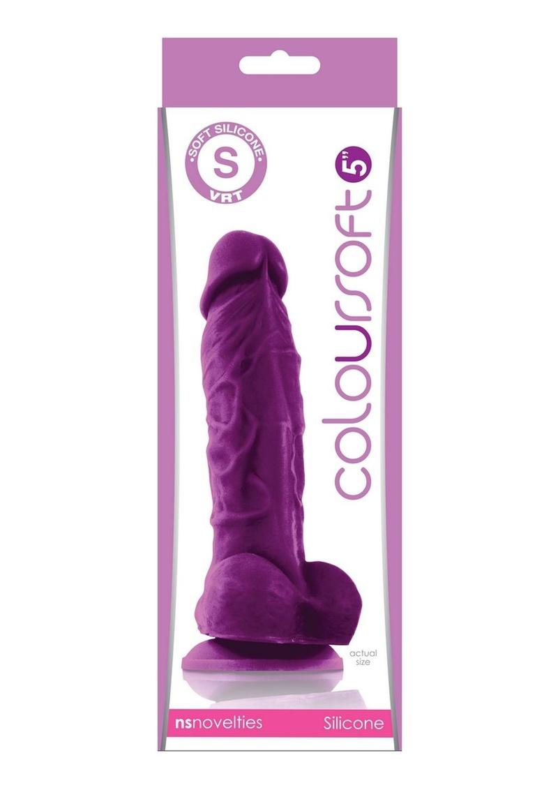 ColourSoft Silicone Dildo With Realistic And Harness Compatible