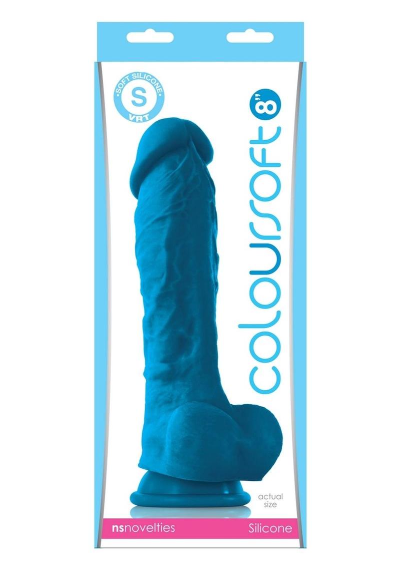 ColourSoft Silicone Dildo With Realistic And Harness Compatible