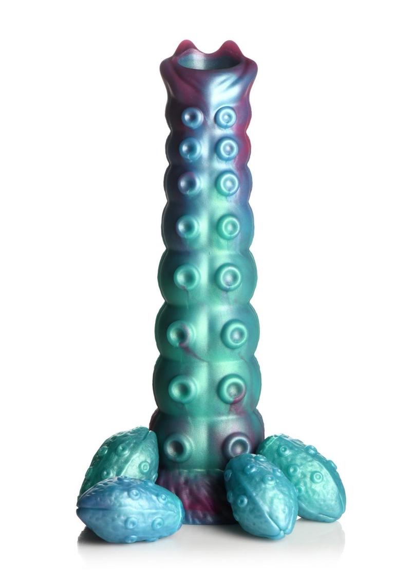 Galactic Breeder Ovipositor Silicone Dildo With Soft Silicone Eggs