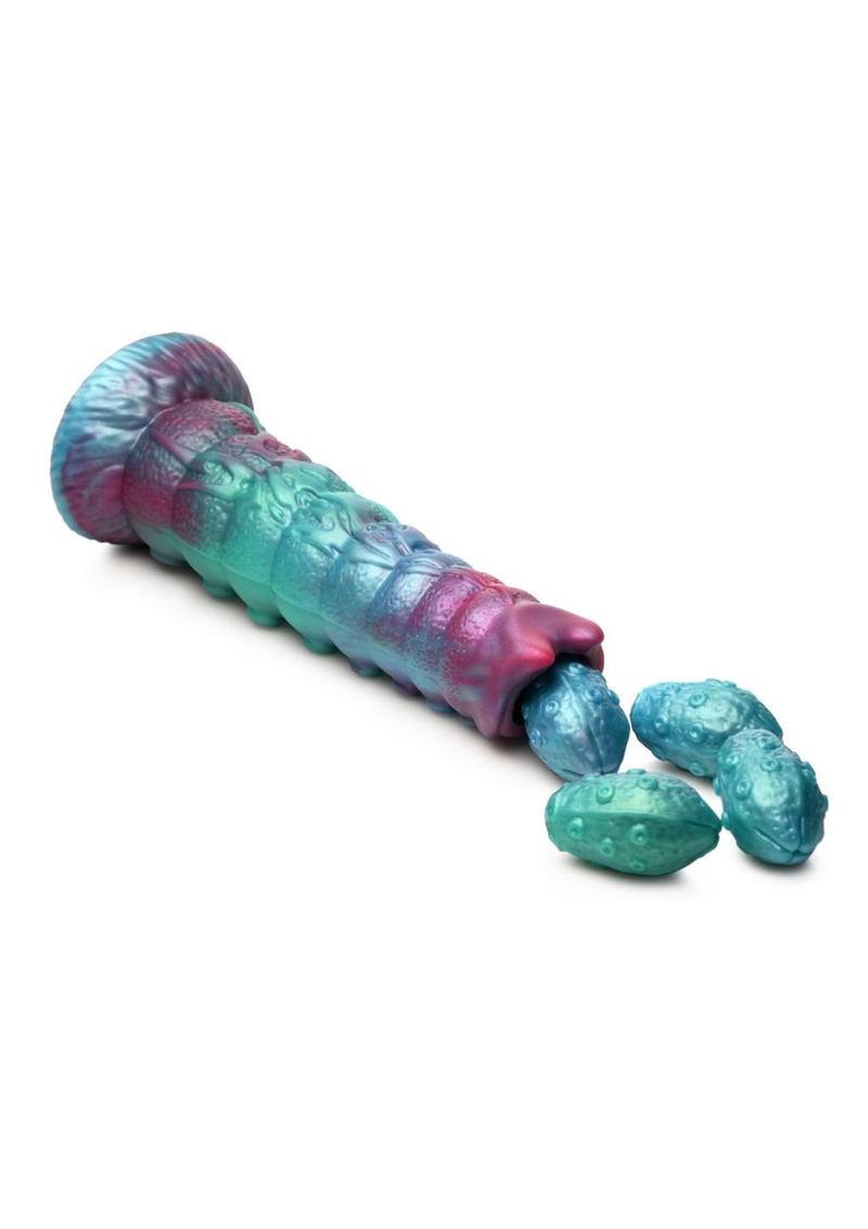 Galactic Breeder Ovipositor Silicone Dildo With Soft Silicone Eggs