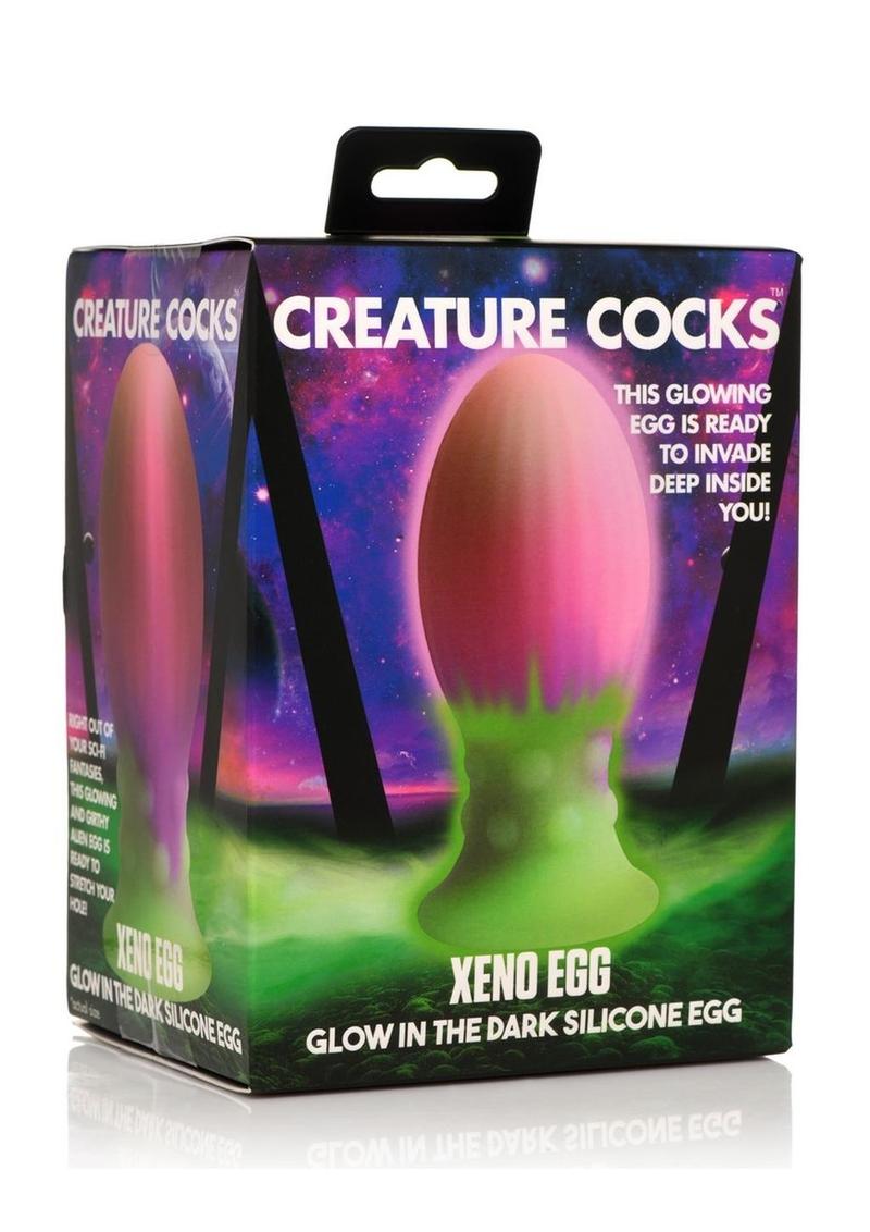 Creature Cocks Xeno Egg Glow In The Dark Silicone Egg