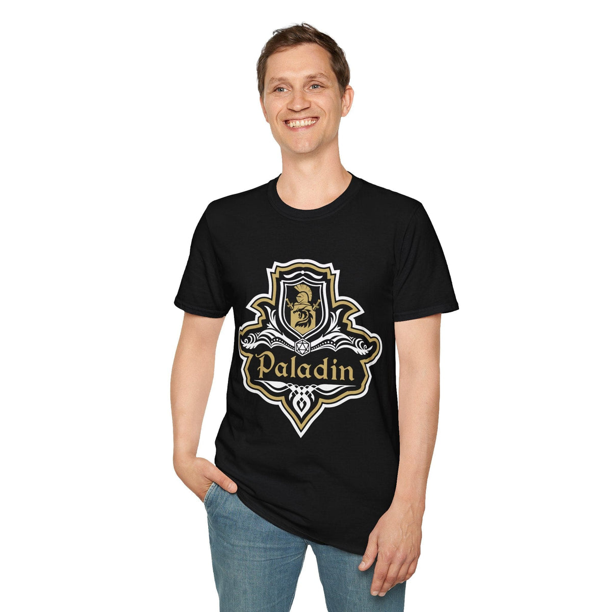 D&D Paladin Class Fancy Emblem T-Shirt
