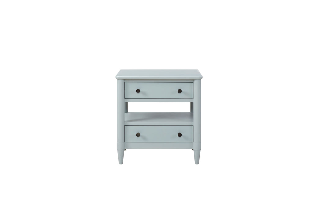 Open Nightstand with Ocean Finish