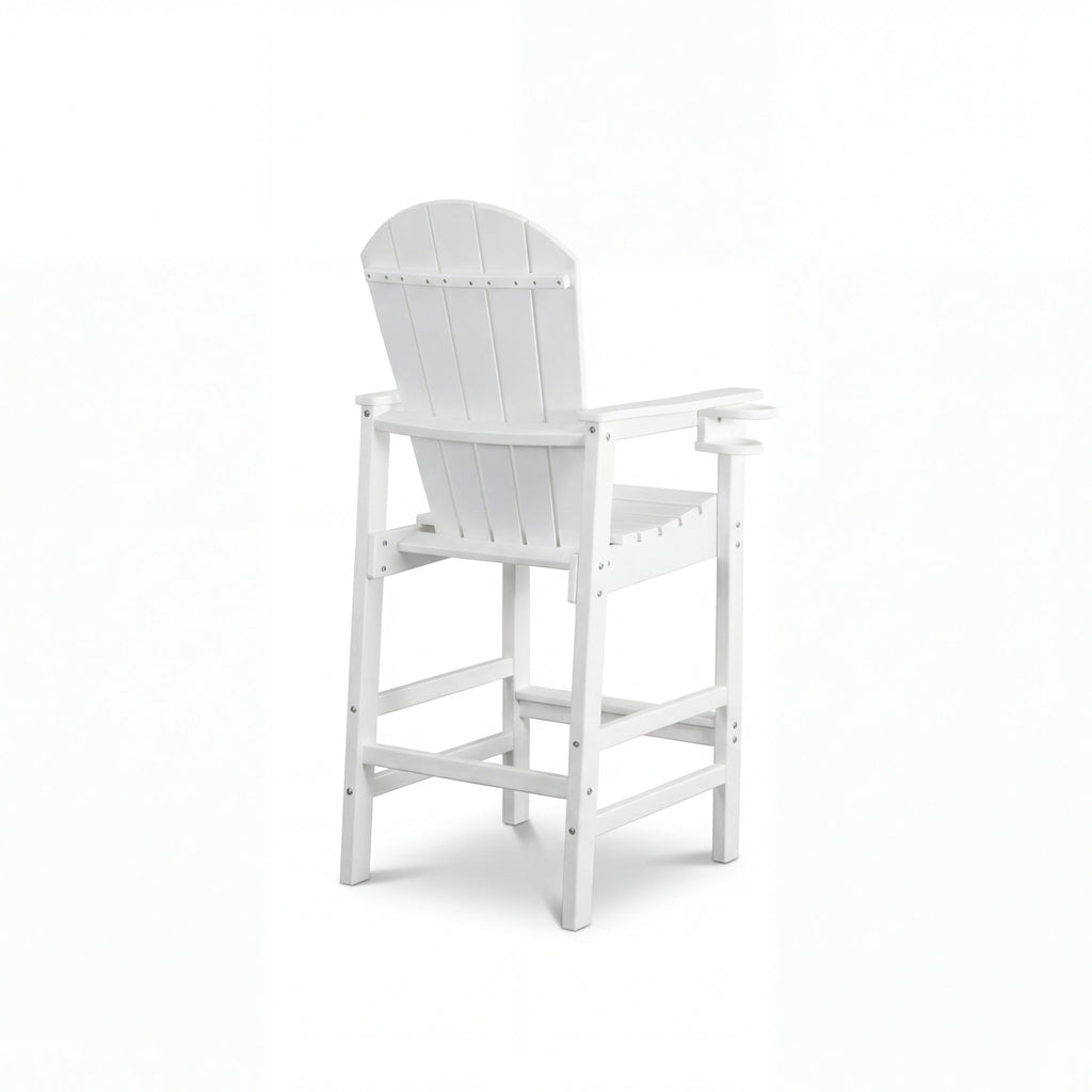 All-Weather HDPE Bar Height Adirondack Chair