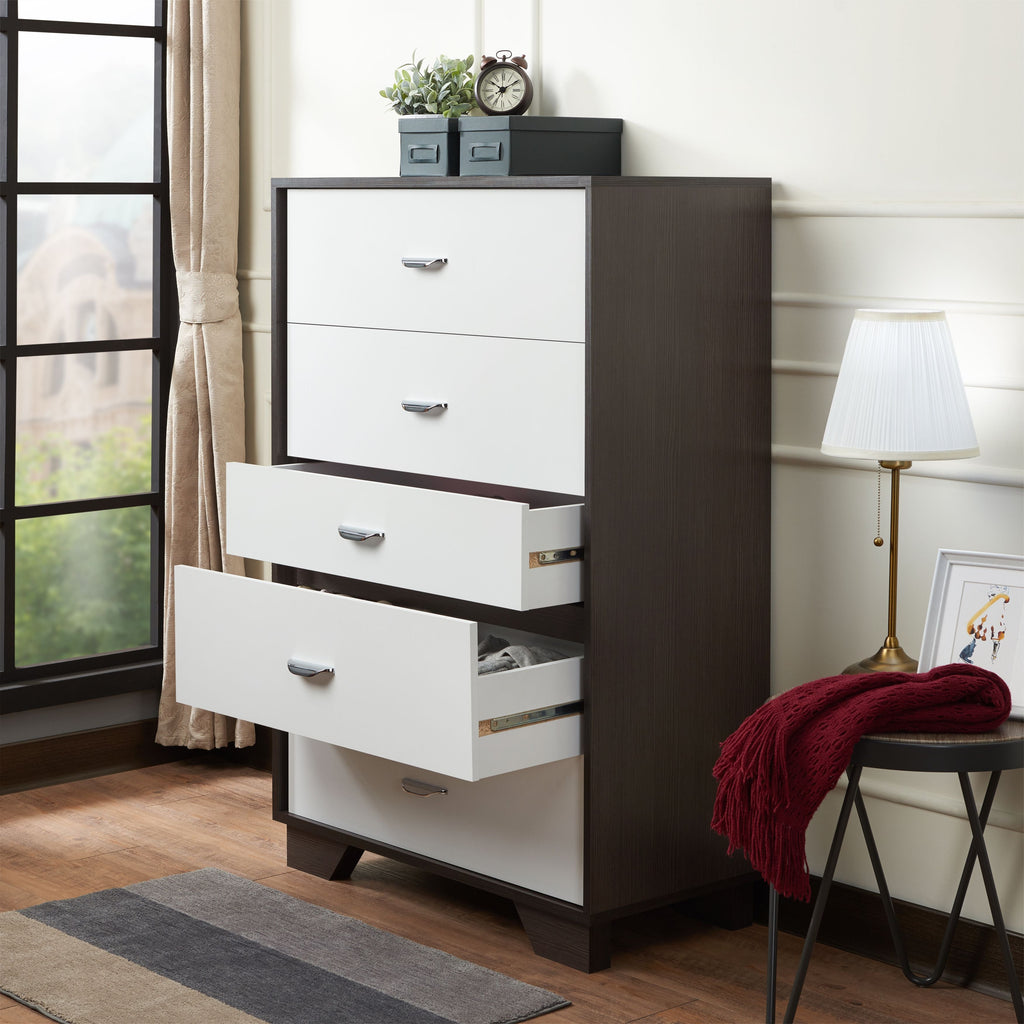 Eloy 5 Drawer Rectangular Drawer Chest