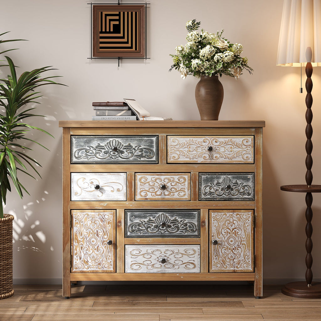 Vintage Wooden Accent Chest