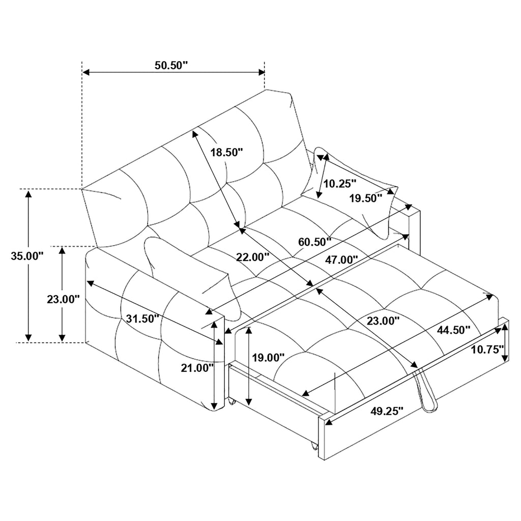 Alvara Light Sofa Bed