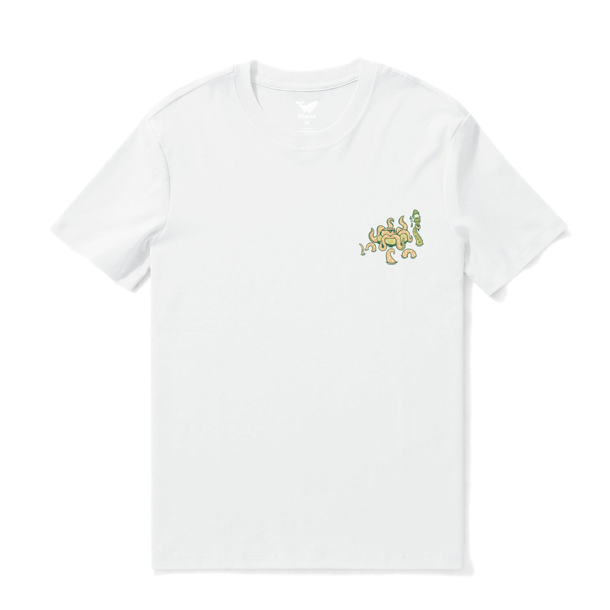 Hawaiian Tee For Men Taking the day off By Loindaflow Tee Crew Neck 100% Cotton - WHITE By Laihha Organna