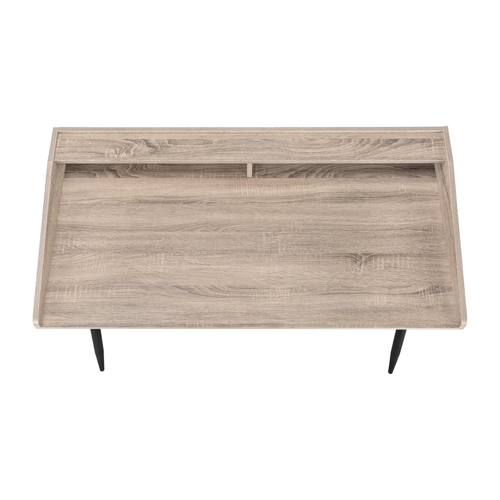 Computer Desk with Storage Shelves