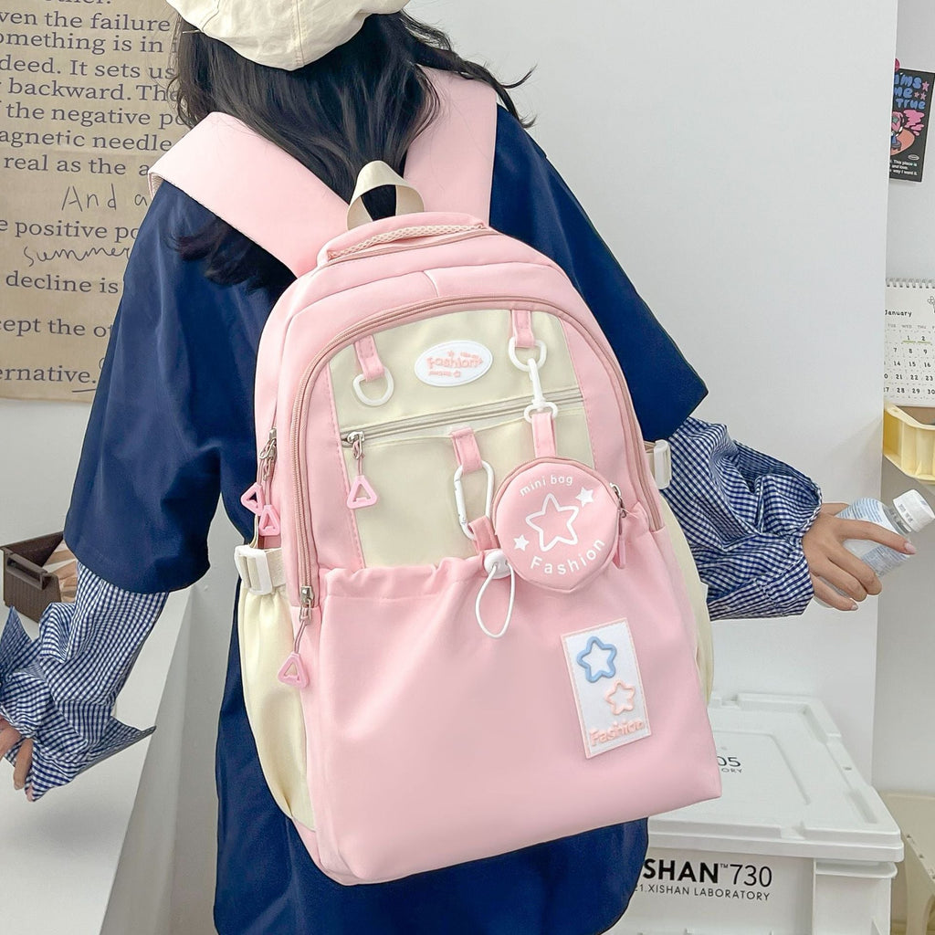 Cute Girl Junior High School Student Good-looking Backpack