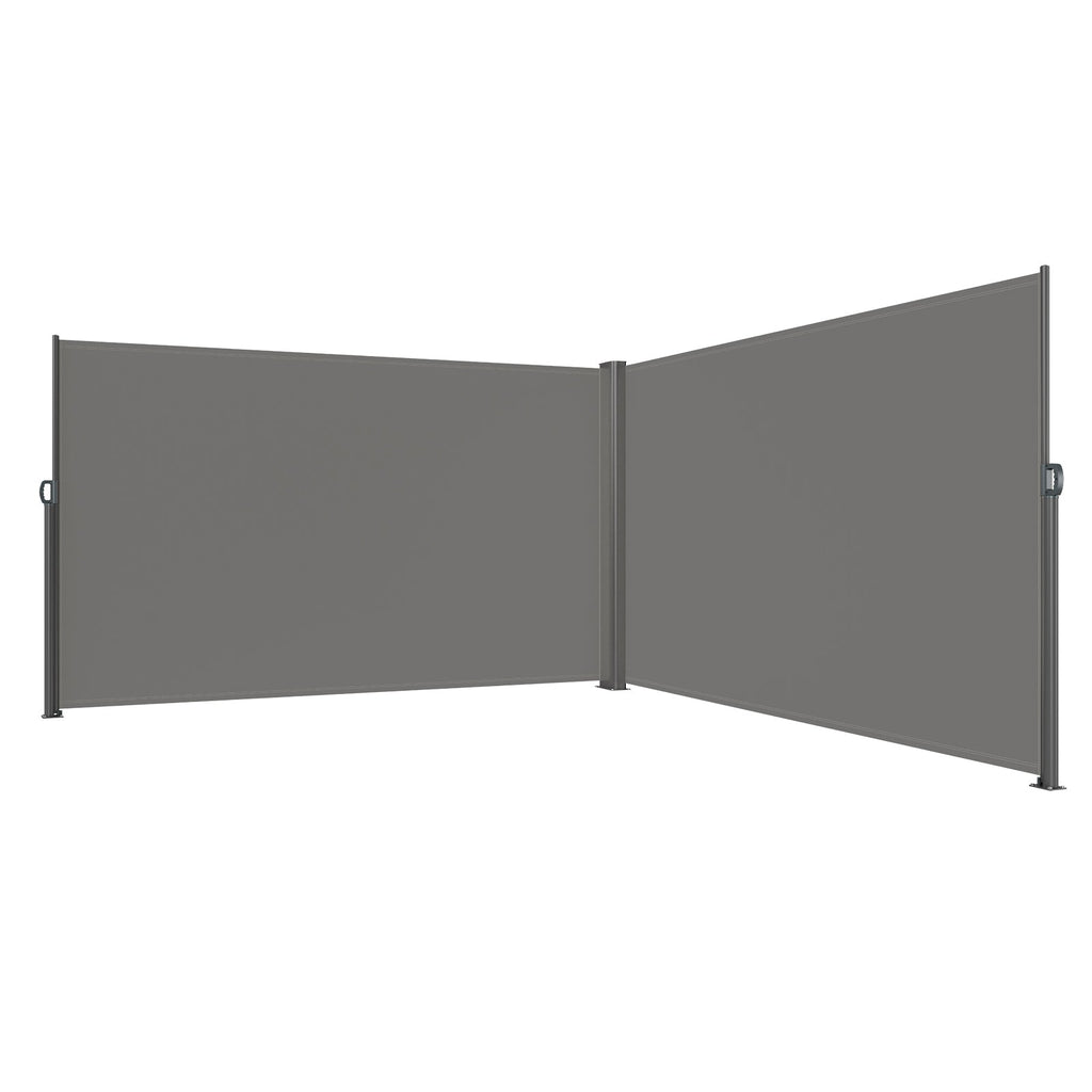 Retractable Side Awning 71''x 236'' Aluminum