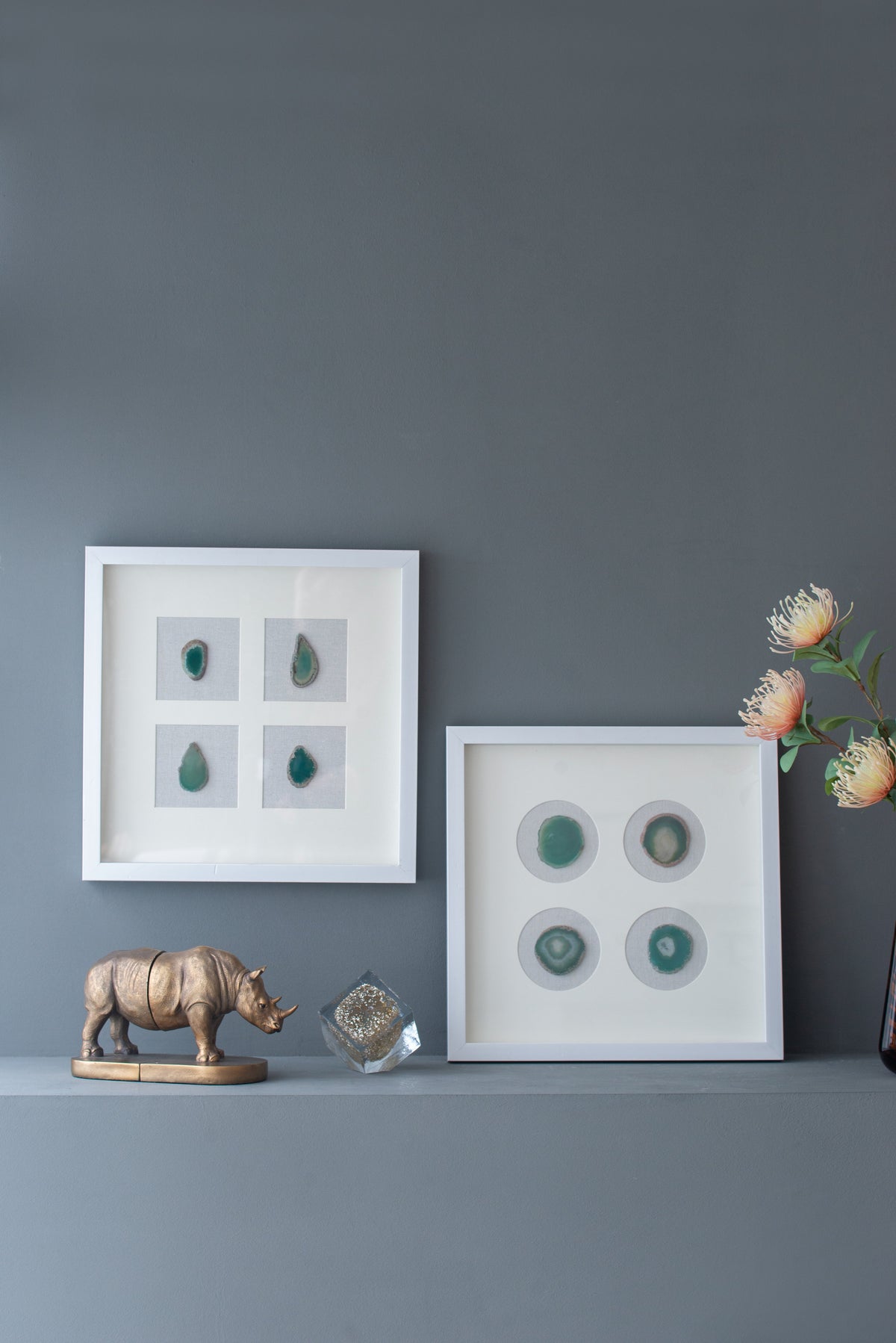 Set of 2 Shadow Box Wall Décor