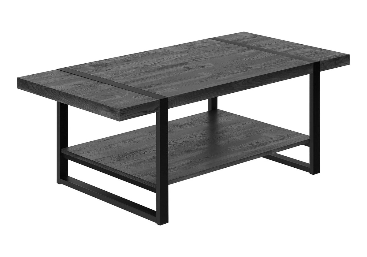 Coffee Table with Fixed Shelf