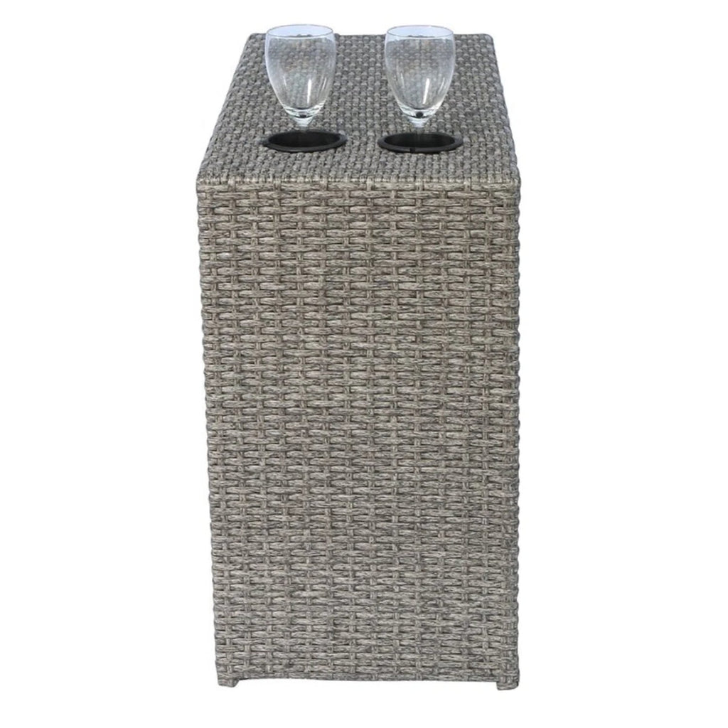 Fully Assembled 8-Person Outdoor Wicker Seating Group with Cushions