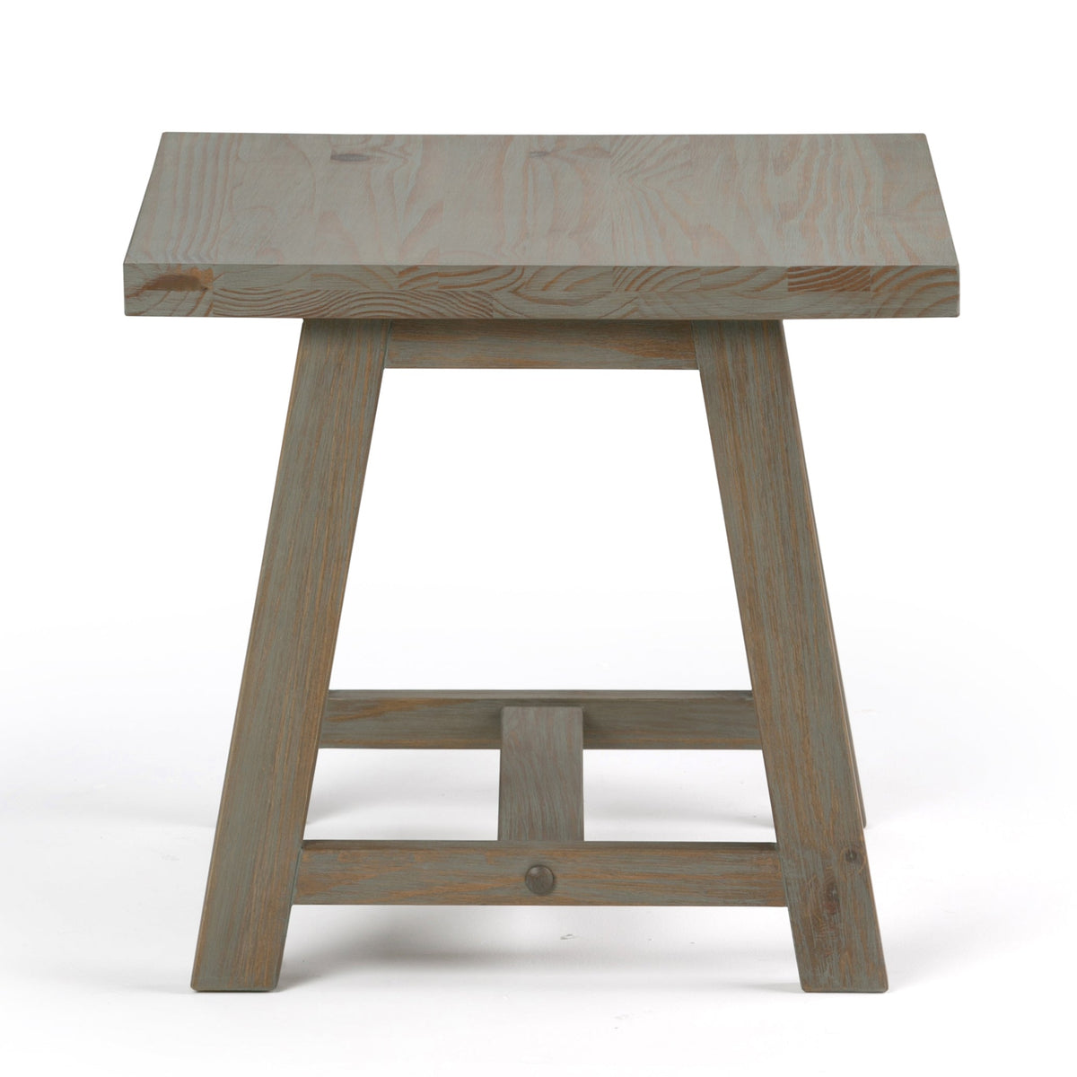 Sawhorse End Table - Distressed