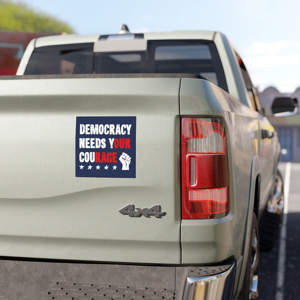 Democracy Sticker & Magnet