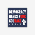 Democracy Sticker & Magnet