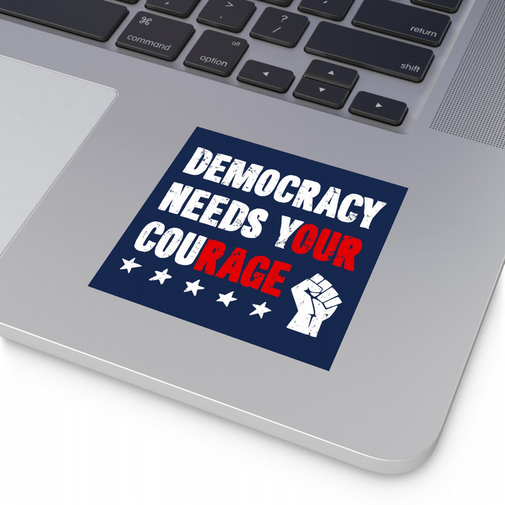 Democracy Sticker & Magnet