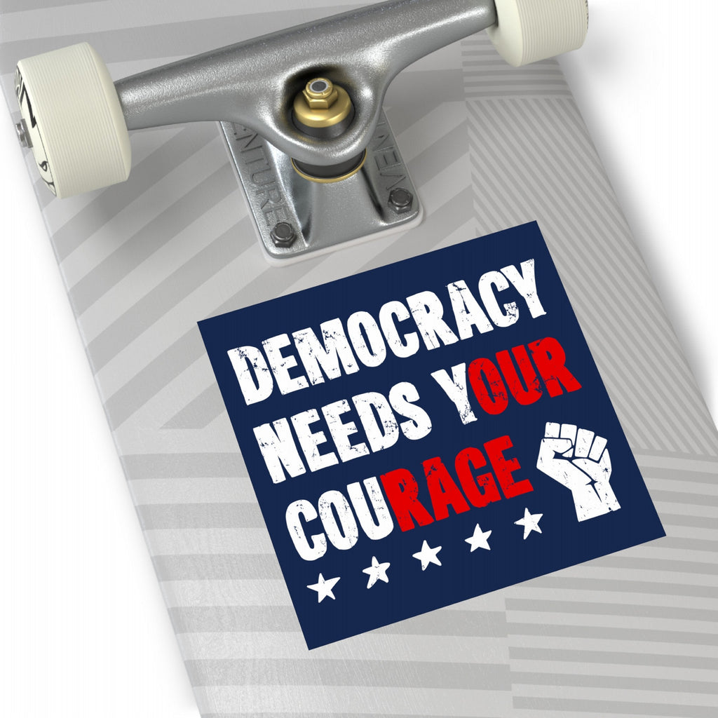 Democracy Sticker & Magnet