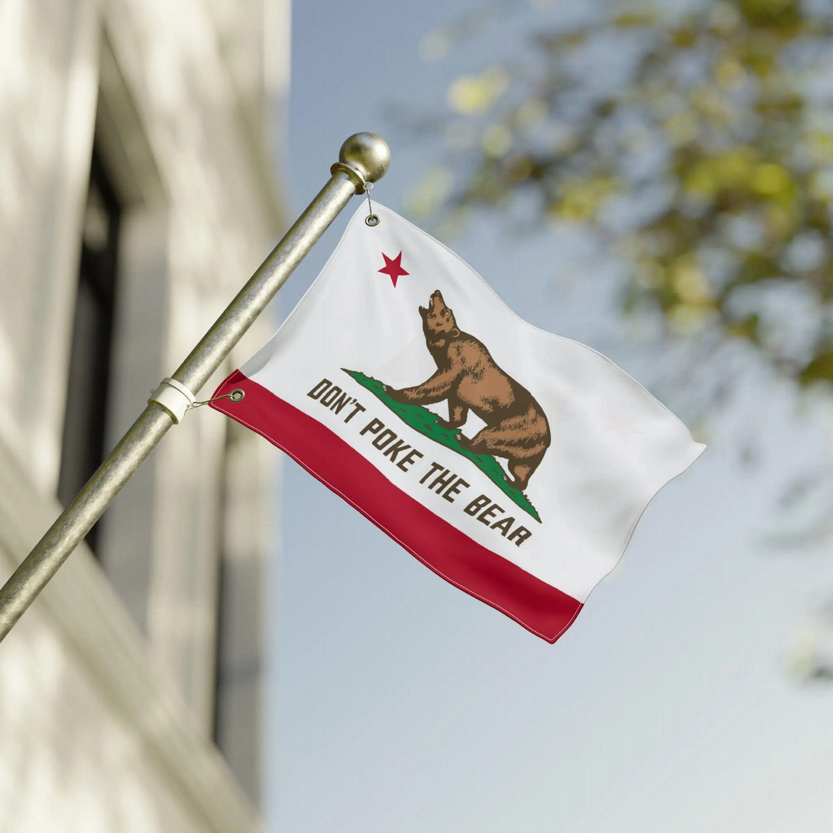 California Don't Poke The Bear Flag