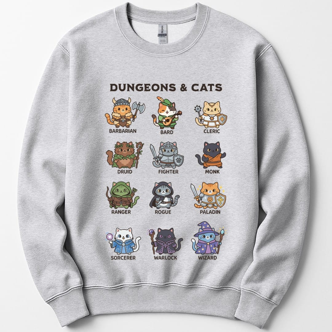 Dungeons & Cats Sweatshirt