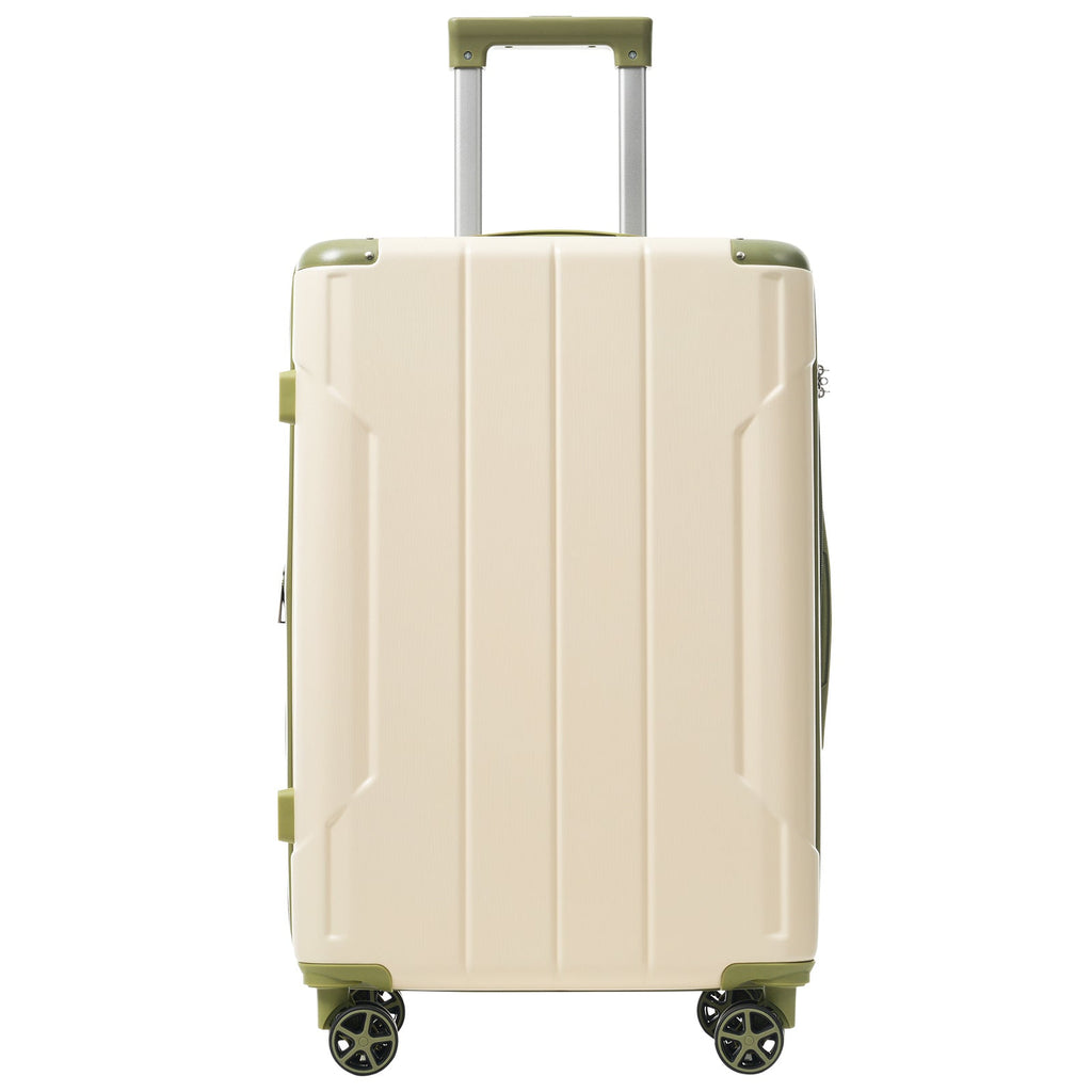 Expandable Hard Shell ABS Suitcases - 3 Piece Set