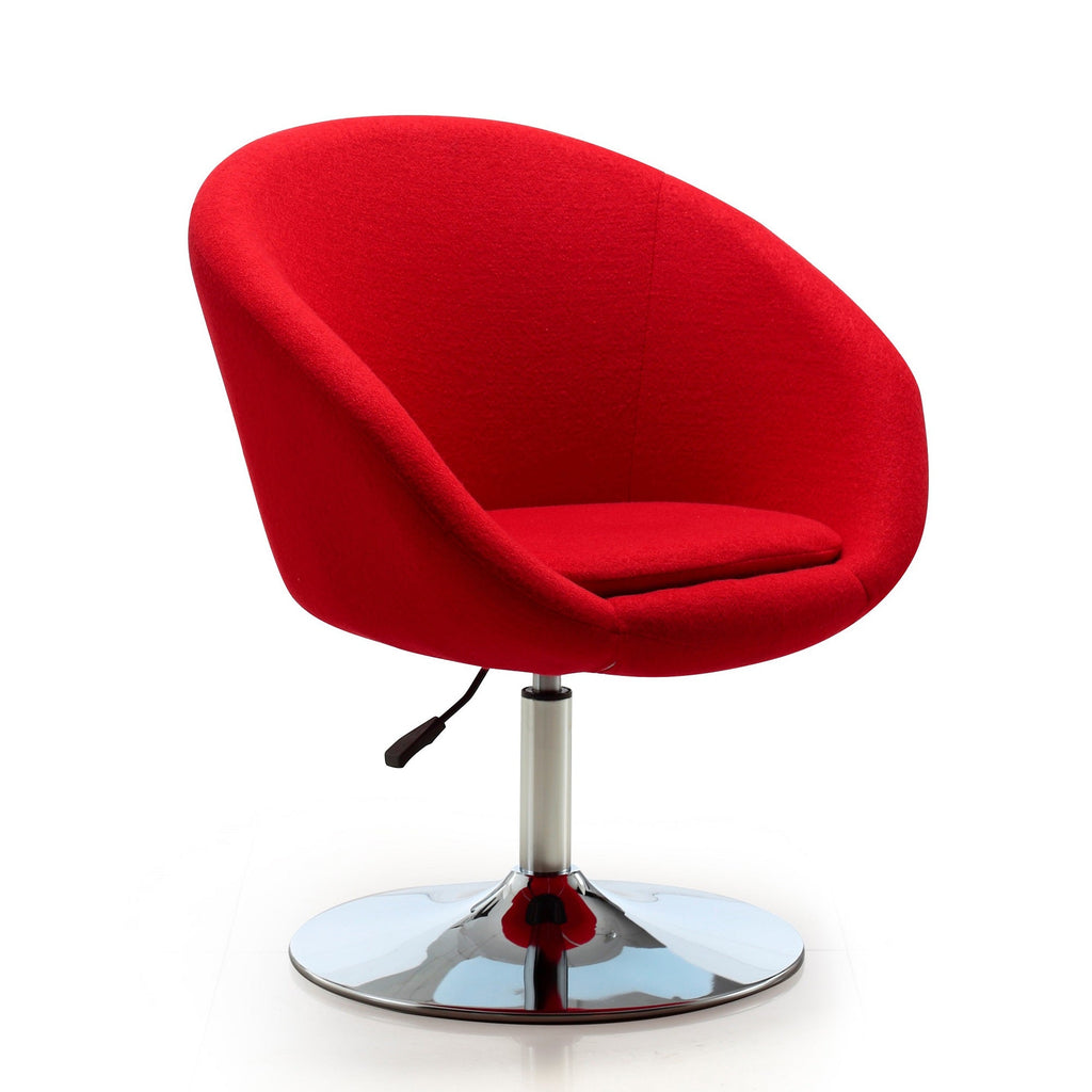 Hopper Upholstered Swivel Lounge Chair