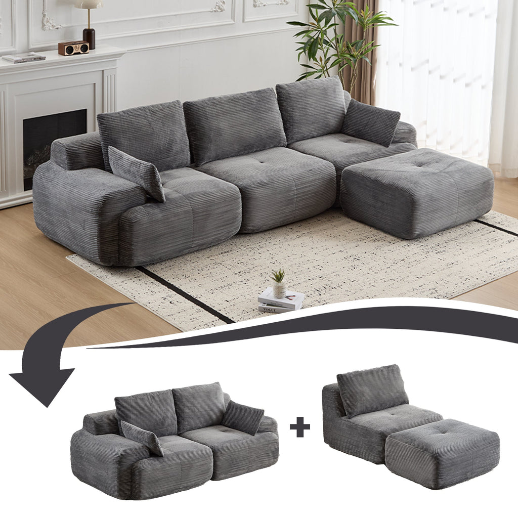 Modern Memory Foam Compressed Sofa