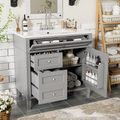 36'' Bathroom Vanity with Top Sink