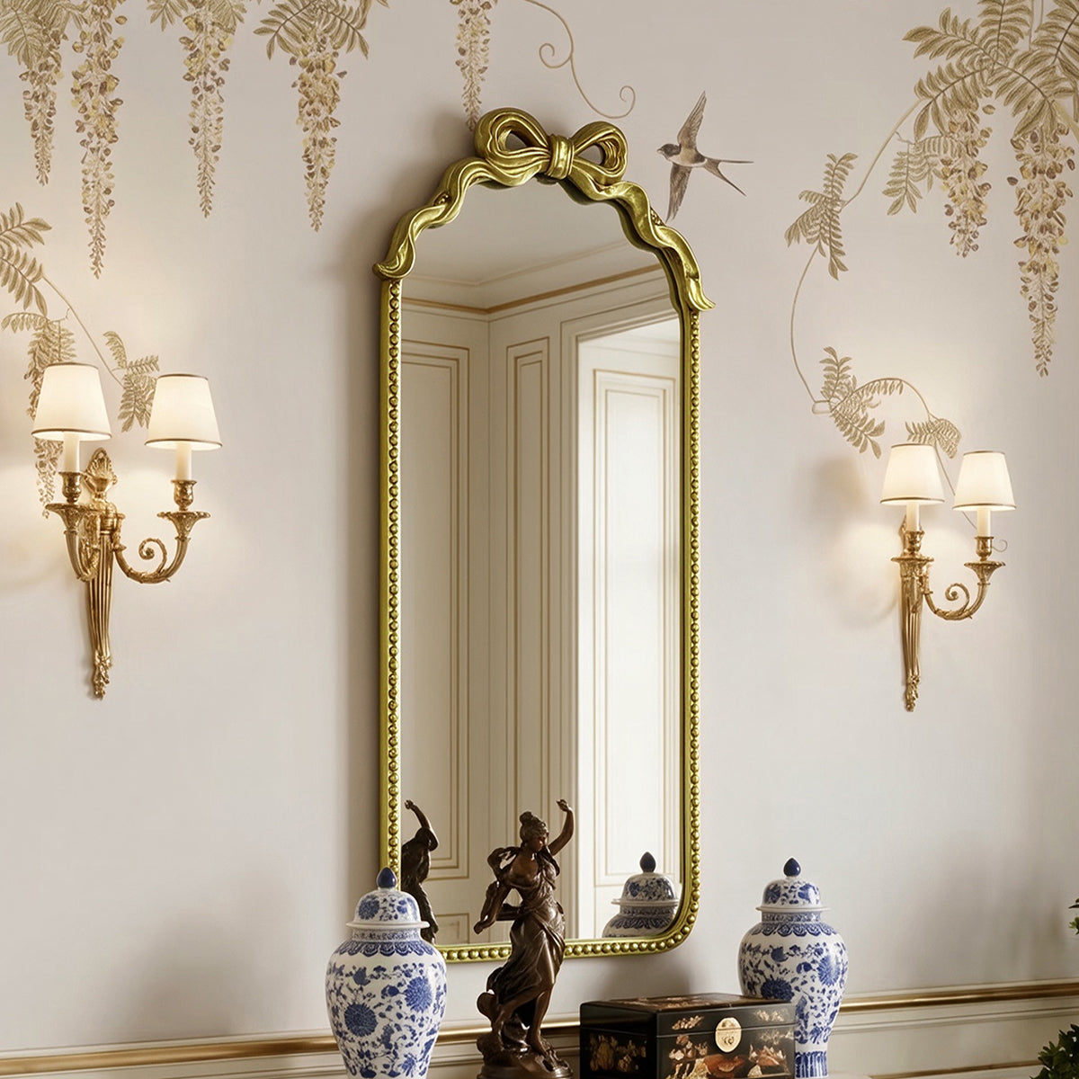 Gold Ornate Full-Length Mirror (61.8")