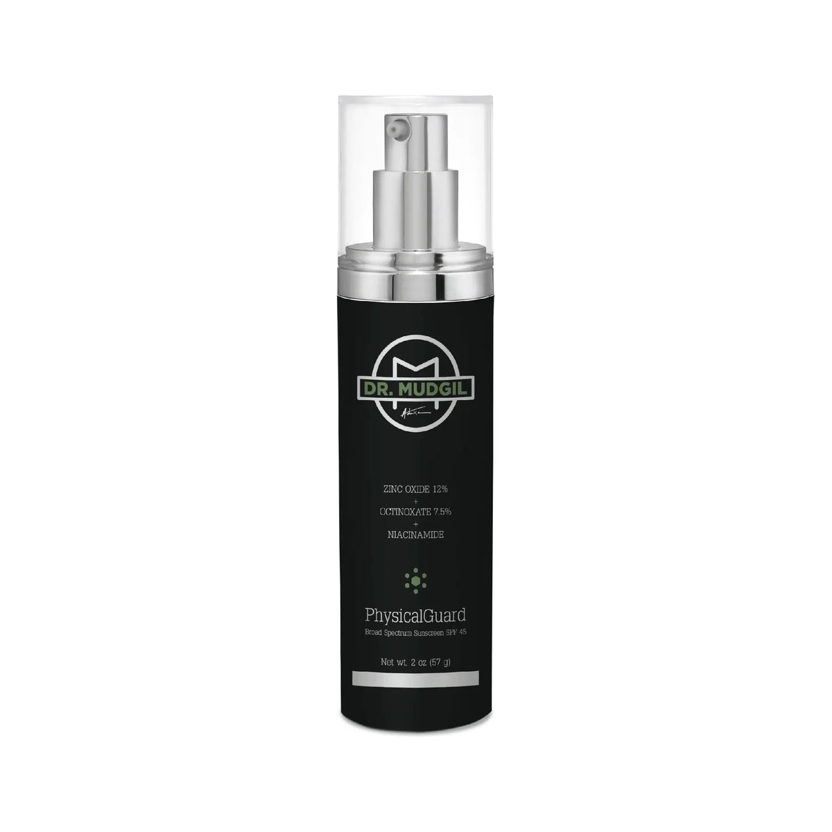 Wholly Kaw Dr. Mudgil PhysicalGuard with Zinc Oxide 12.0% Octinoxate 7.5% Medical Grade Dermatologist Approved SPF 45 SunScreen 57g