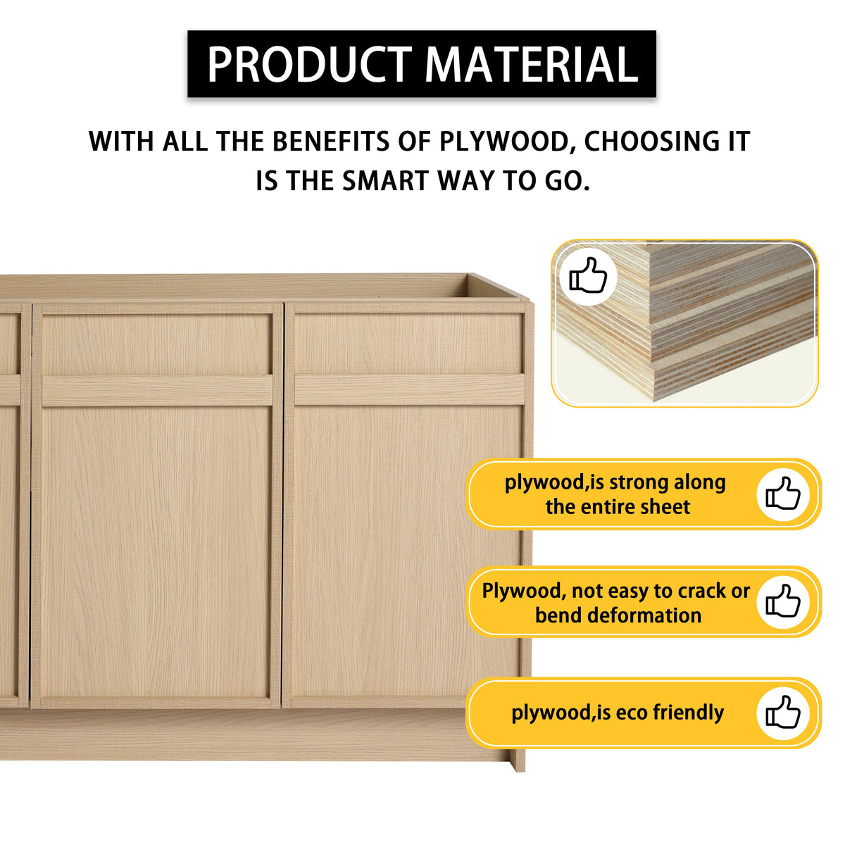 48" Freestanding Bathroom Vanity