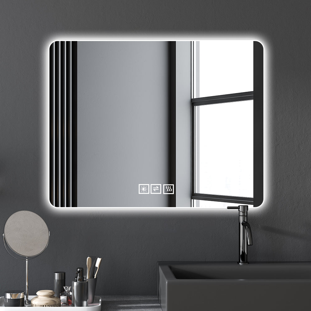 Backlit Bathroom Mirror with LED Lights