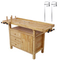 Wood Workbench - Wooden Workbench for Garage Workshop