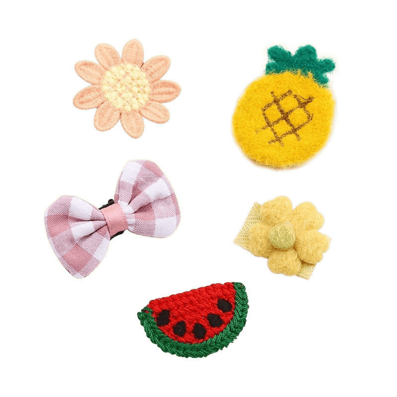 Portable Home Cartoon Creative Mini Dog Hairpin