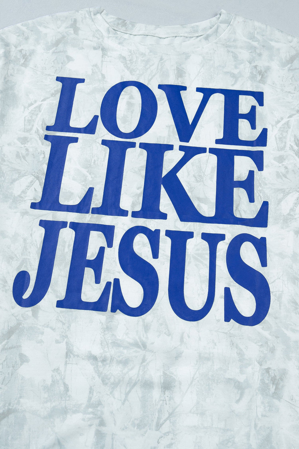 Love Like Jesus Camo Oversize Graphic T-Shirt