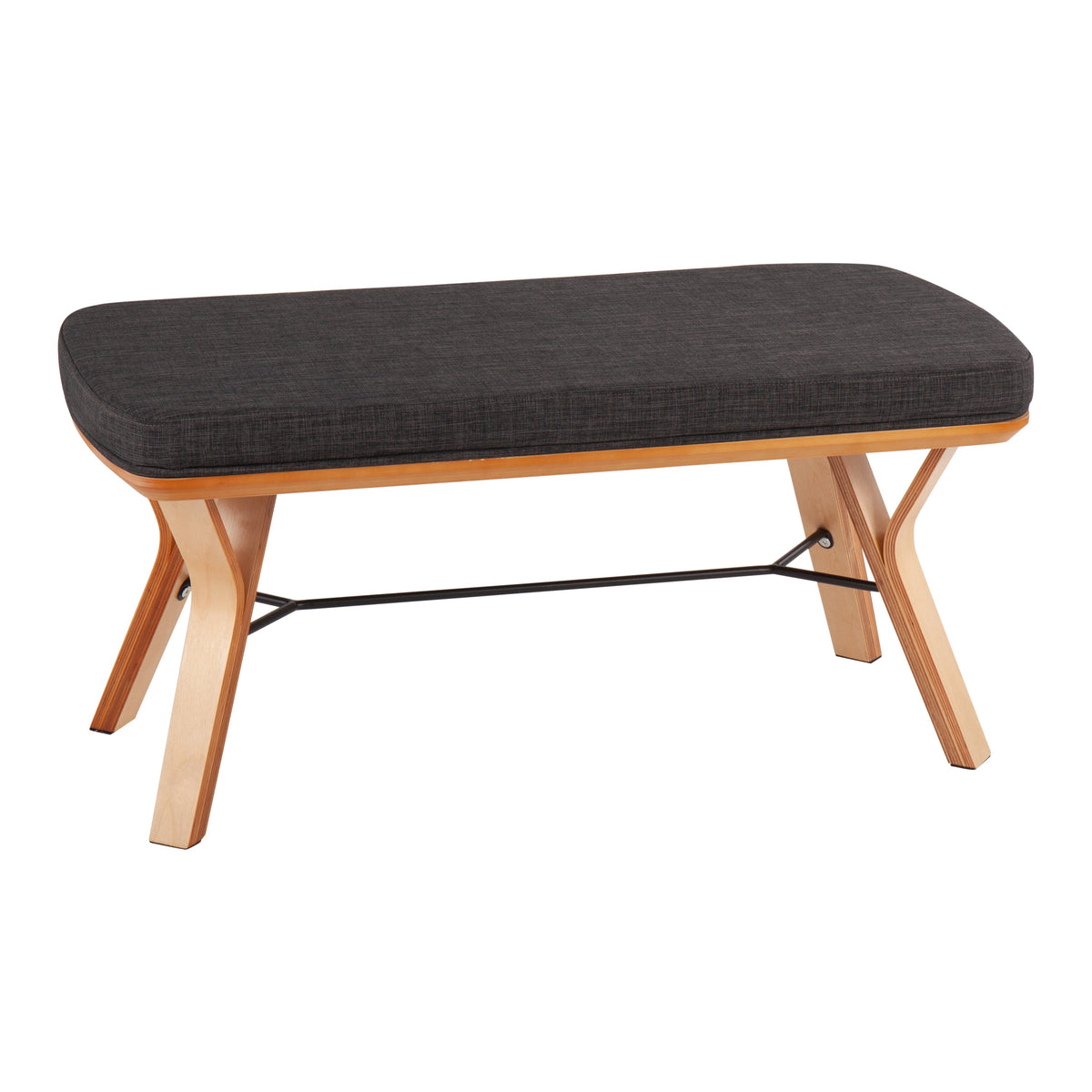 Folia Mid-Century Modern Bench