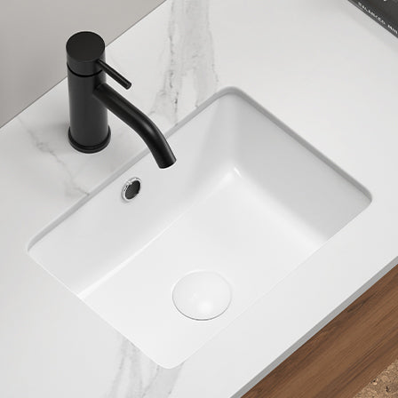 16 Inch Rectangle Undermount Bathroom Sink