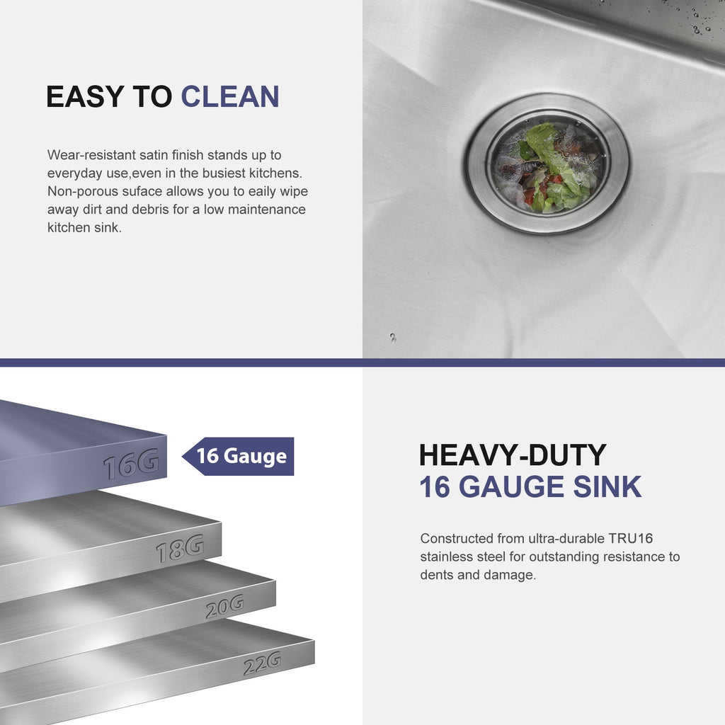 Double Bowl (50/50) Undermount Kitchen Sink