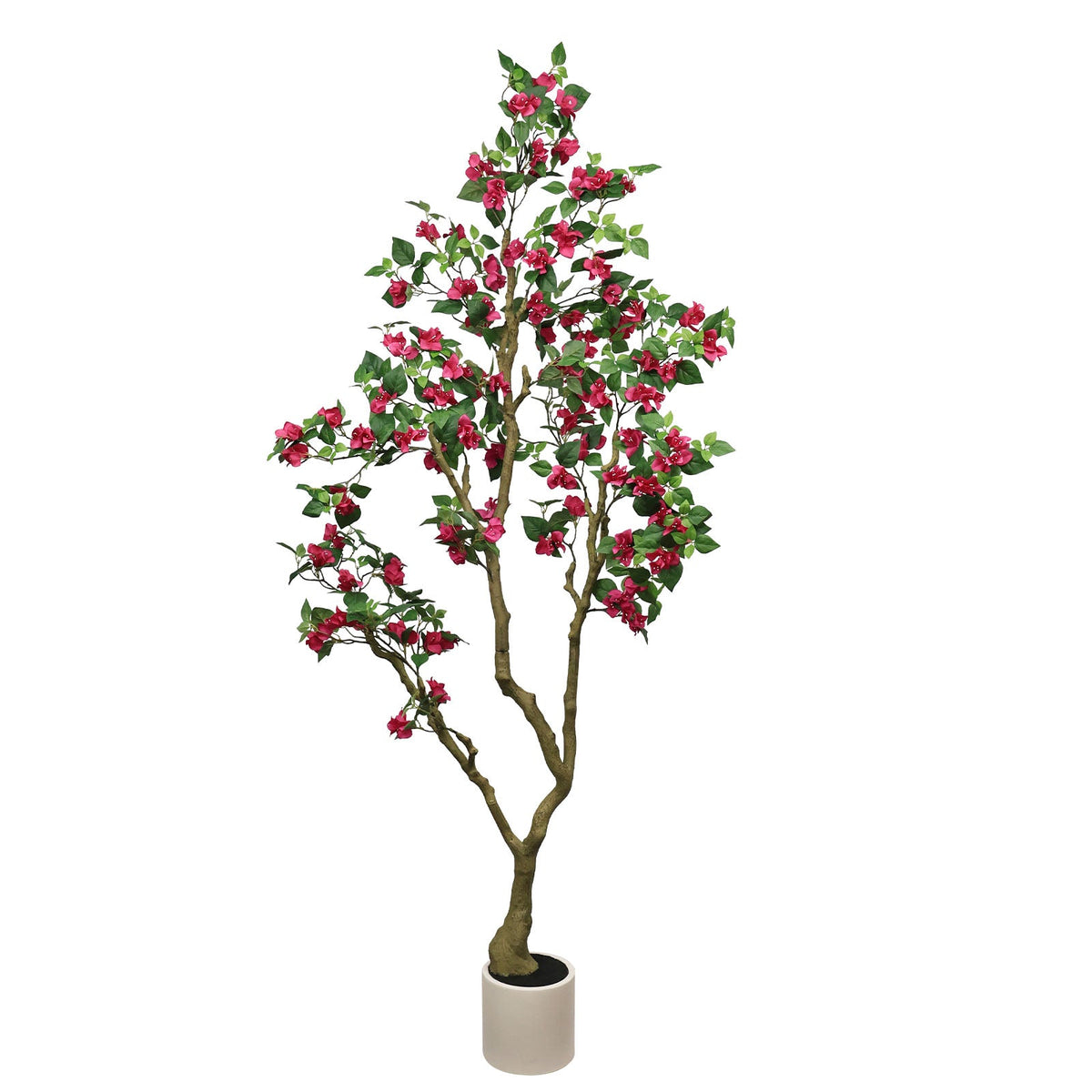 7FT Artificial Bougainvillea Tree with Realistic Rose