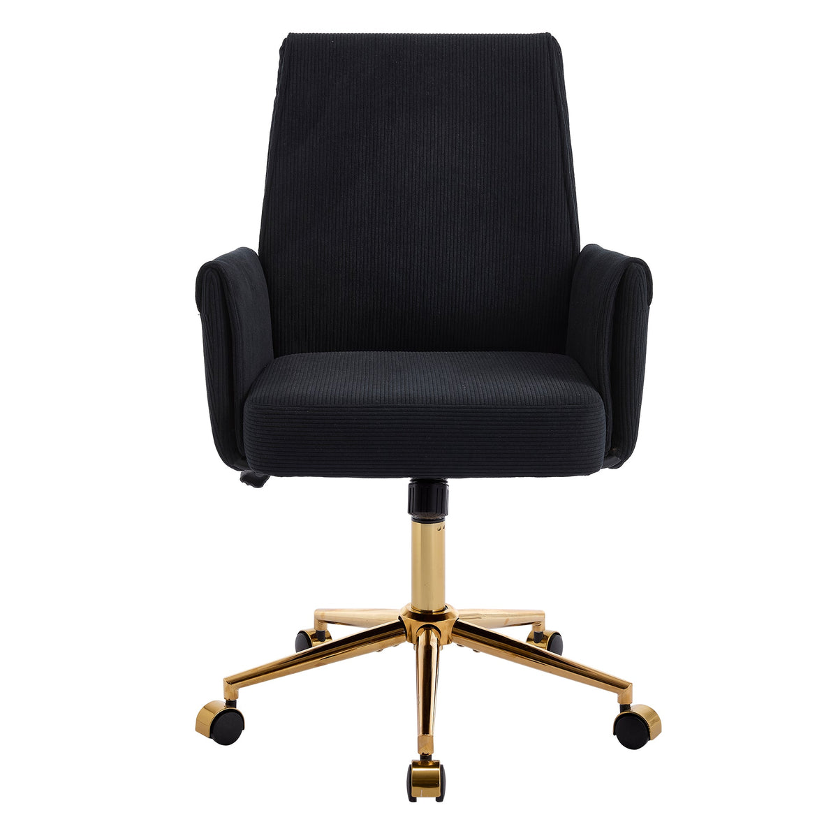 Mid-Back Liftable Office Chair in Black