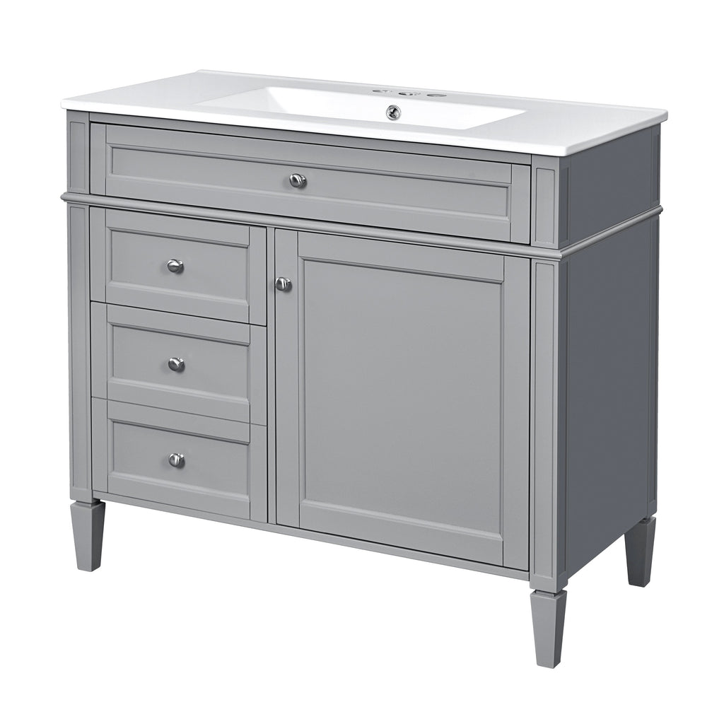 36'' Bathroom Vanity with Top Sink